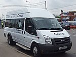 Бесплатный автобус Genser в пункт аренды автомобилей АрендаАвто-чст на Новорязанском шоссе